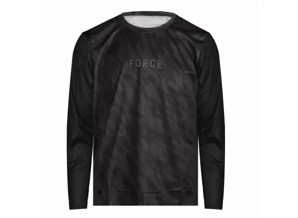 Force MTB Rules men's jersey long sleeve black/grey