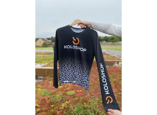 Koloshop Sensor men's jersey long sleeve Black