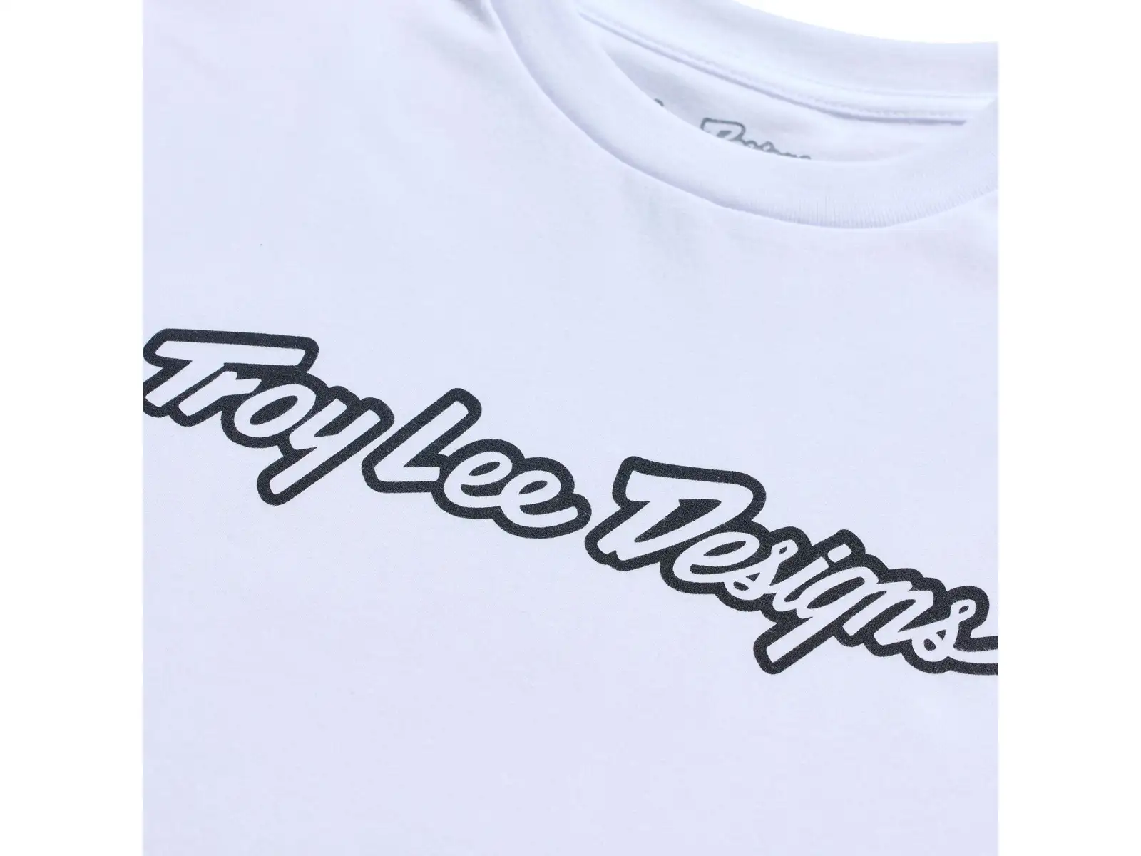 Troy Lee Designs Signature men's T-shirt short sleeve White/Black