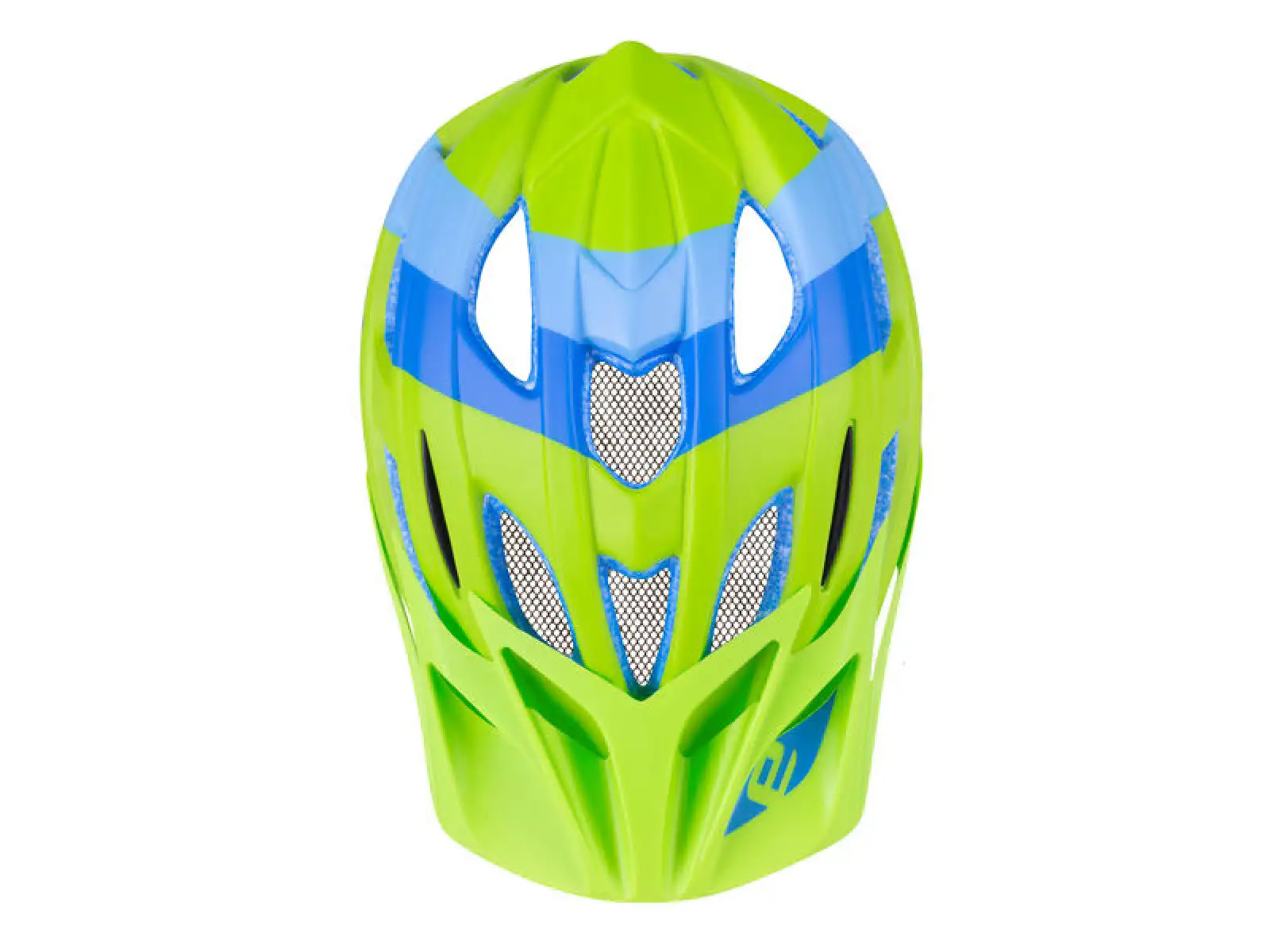 Etape Hero children's cycling helmet green/blue matte