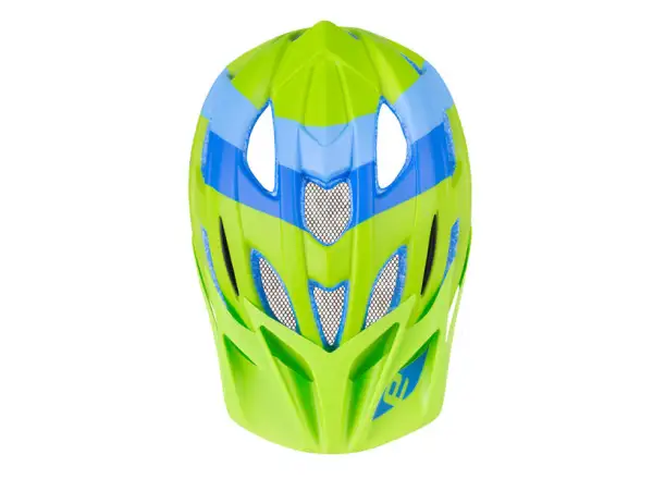 Etape Hero children's cycling helmet green/blue matte