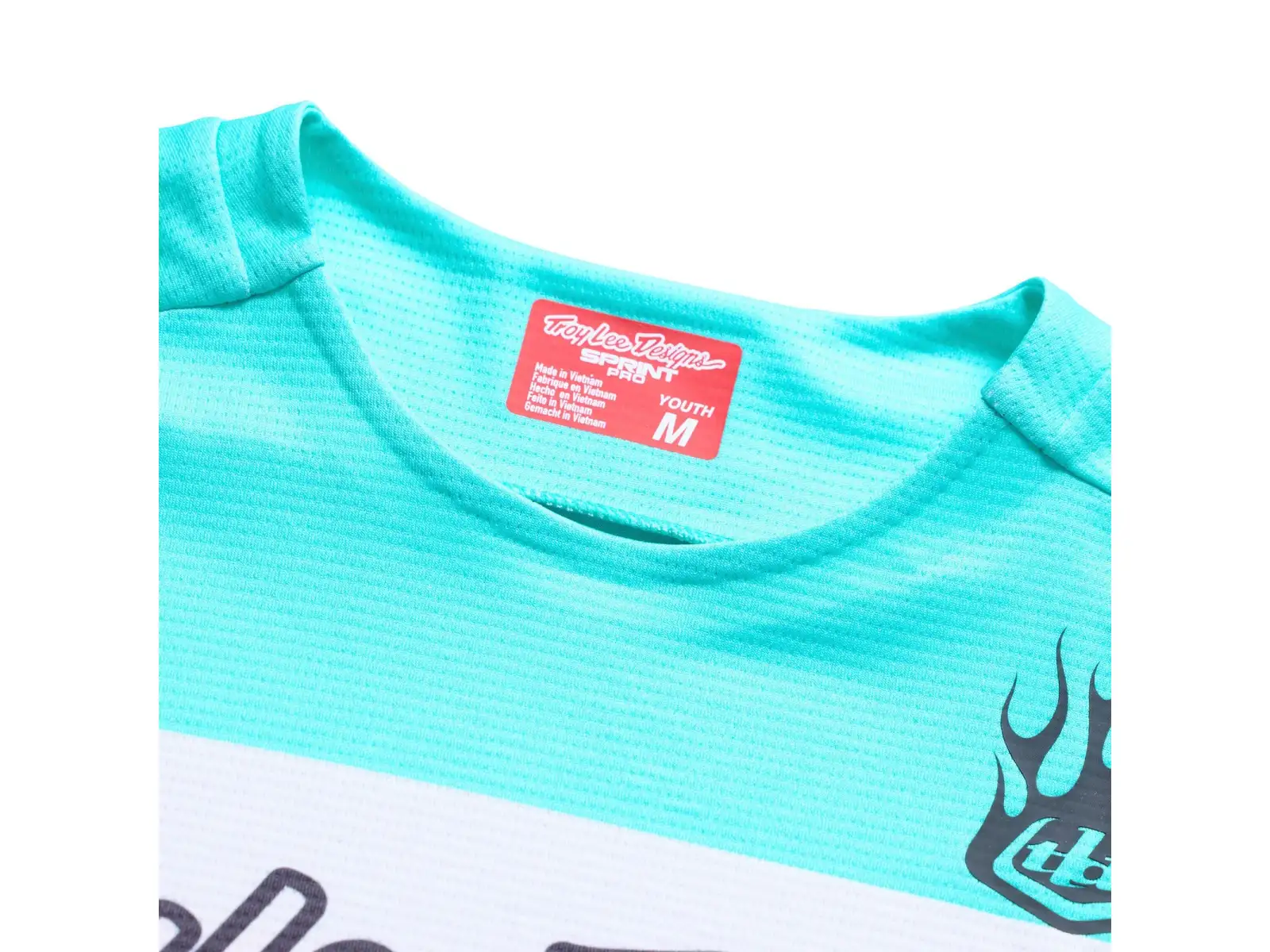 Troy Lee Designs Youth Sprint Pro kids jersey long sleeve Yo Moto Carbon