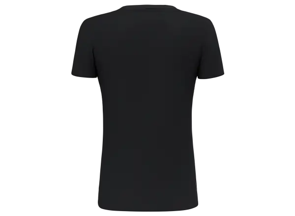 Salewa Pure Eagle Frame Dry Short Sleeve T-Shirt Women Black Out Melange
