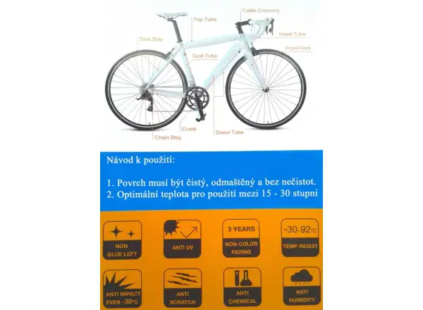Airbone Paint Guard protective frame stickers 13pcs