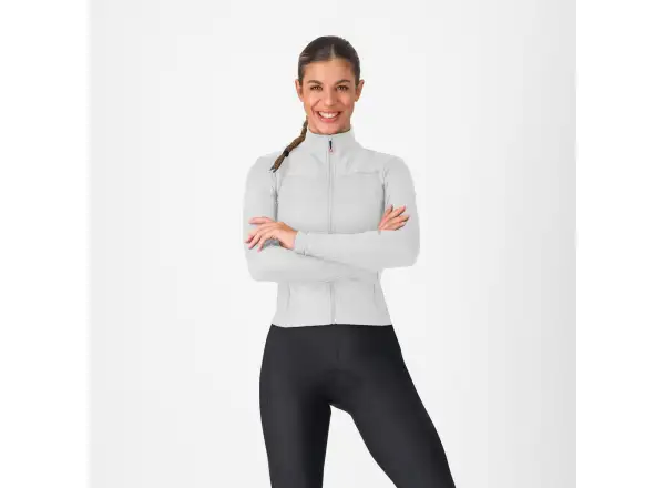 Castelli Sfida 3 women's jersey Silver Gray