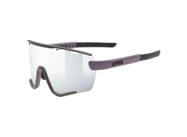 Uvex Sportstyle 236 glasses S Set Plum Black Mat / Mirror Silver