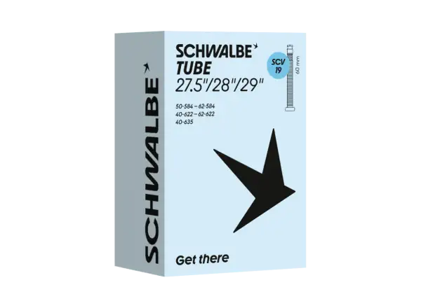 Schwalbe tube MTB 27.5"/28"/29 40/62-584/635 Clik valve 60 mm