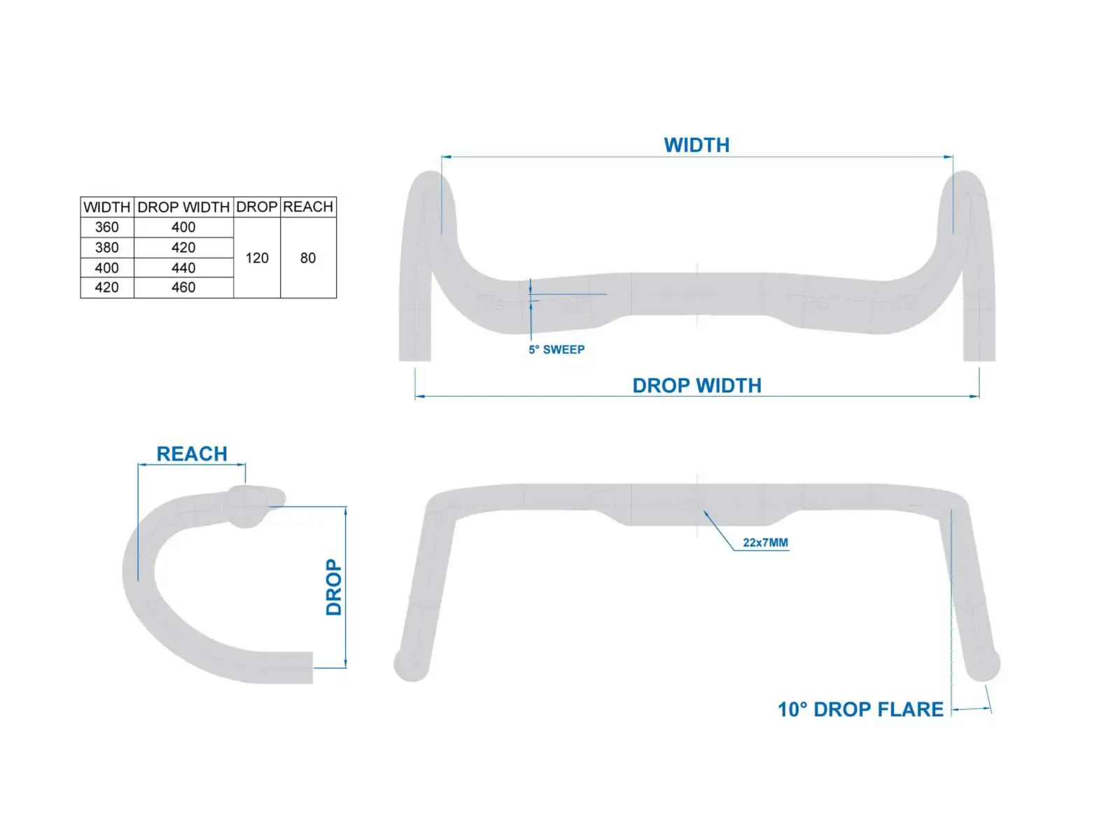 Ritchey WCS Streem Internal Routing road handlebars
