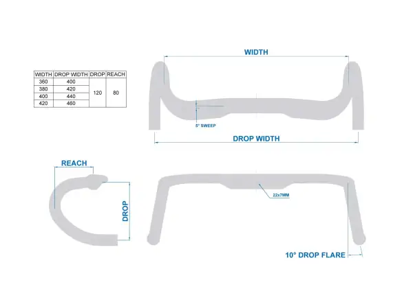 Ritchey WCS Streem Internal Routing road handlebars
