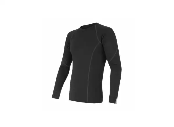 Sensor Merino Active men's shirt long sleeve black