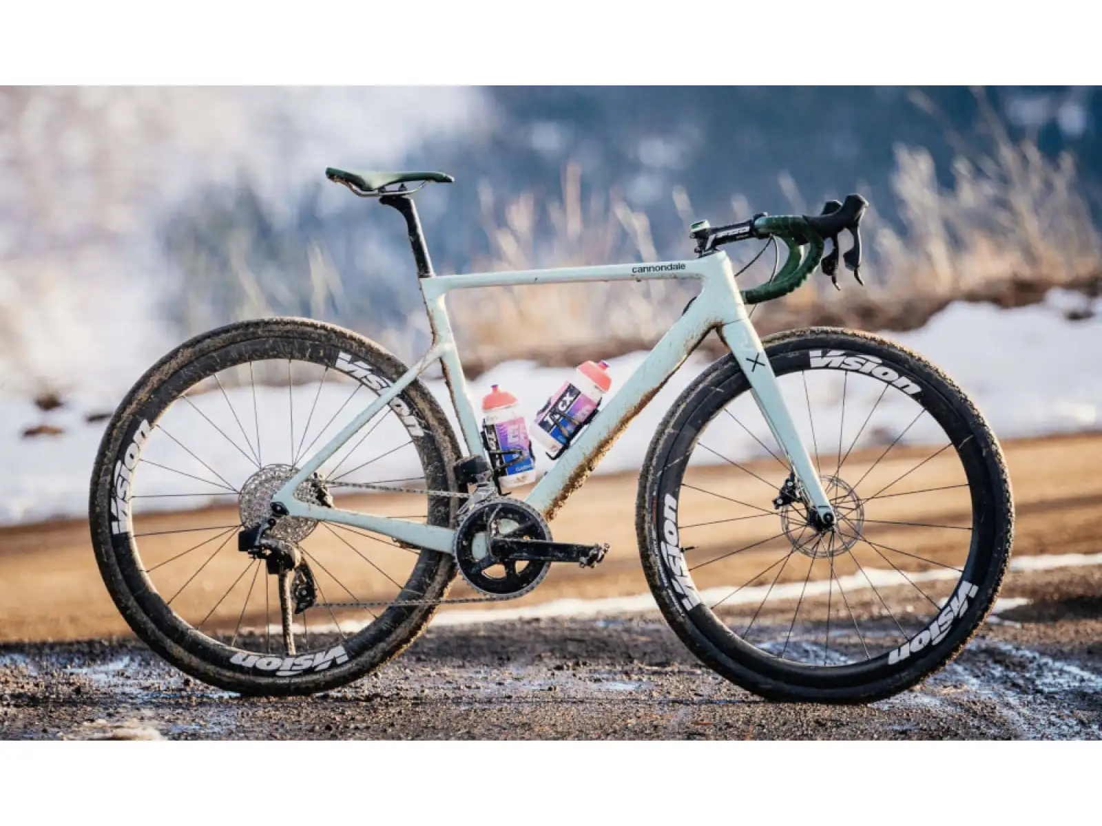 Cannondale SuperSix Evo SE 2 gravel bike Olive Green