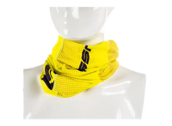 Crussis neck gaiter yellow/black size Uni