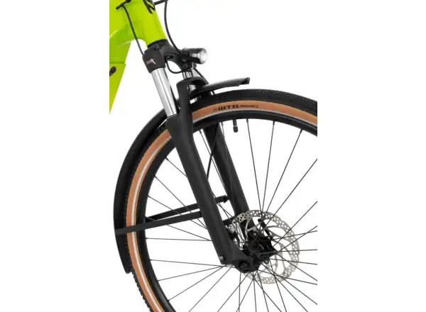 Rock Machine Crossride INT e500 Touring e-bike Gloss Radioactive Yellow / Black