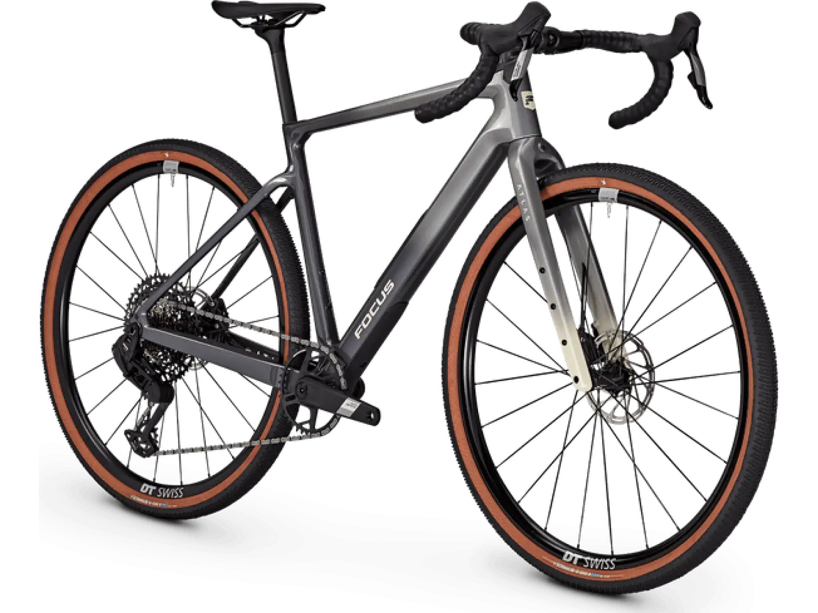 Focus Atlas 8.8 Apex gravel bike Nepalsilver/Steelgrey