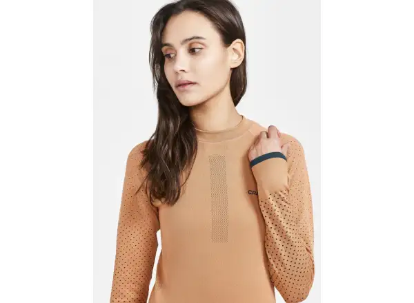 Craft ADV Warm Intensity women's long sleeve shirt orange