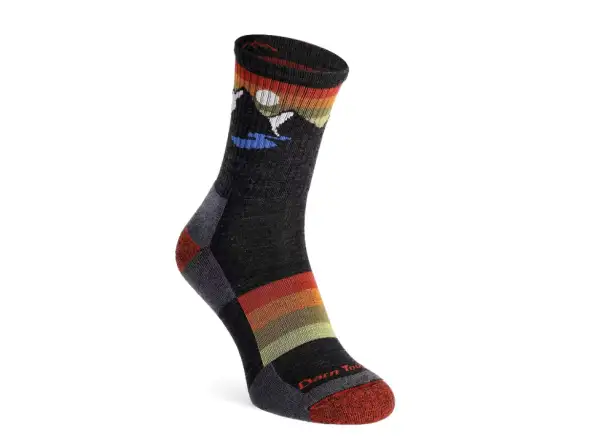 Darn Tough Sunset Ridge MicroCrew Lightweight Cushion men's socks Charcoal