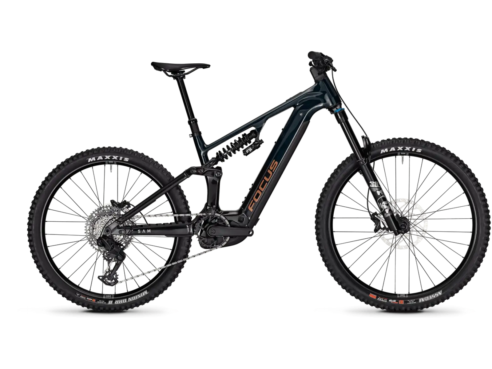 Focus SAM 8 800Wh full-suspension e-bike Classicgreen / Obsidianblack