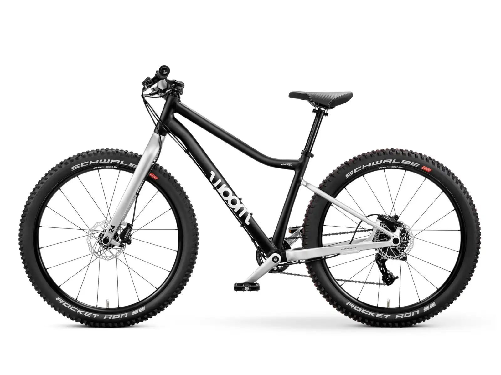 Woom 5 OFF Black 24 children's bike