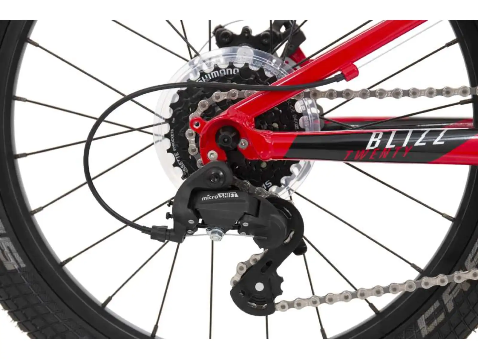 Rock Machine Blizz 20 MD children's bike Gloss Red/White/Black