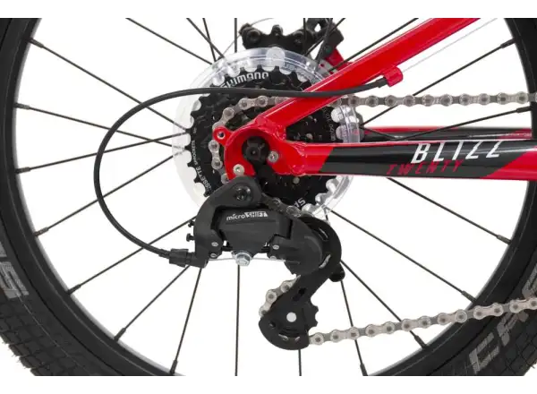 Rock Machine Blizz 20 MD children's bike Gloss Red/White/Black