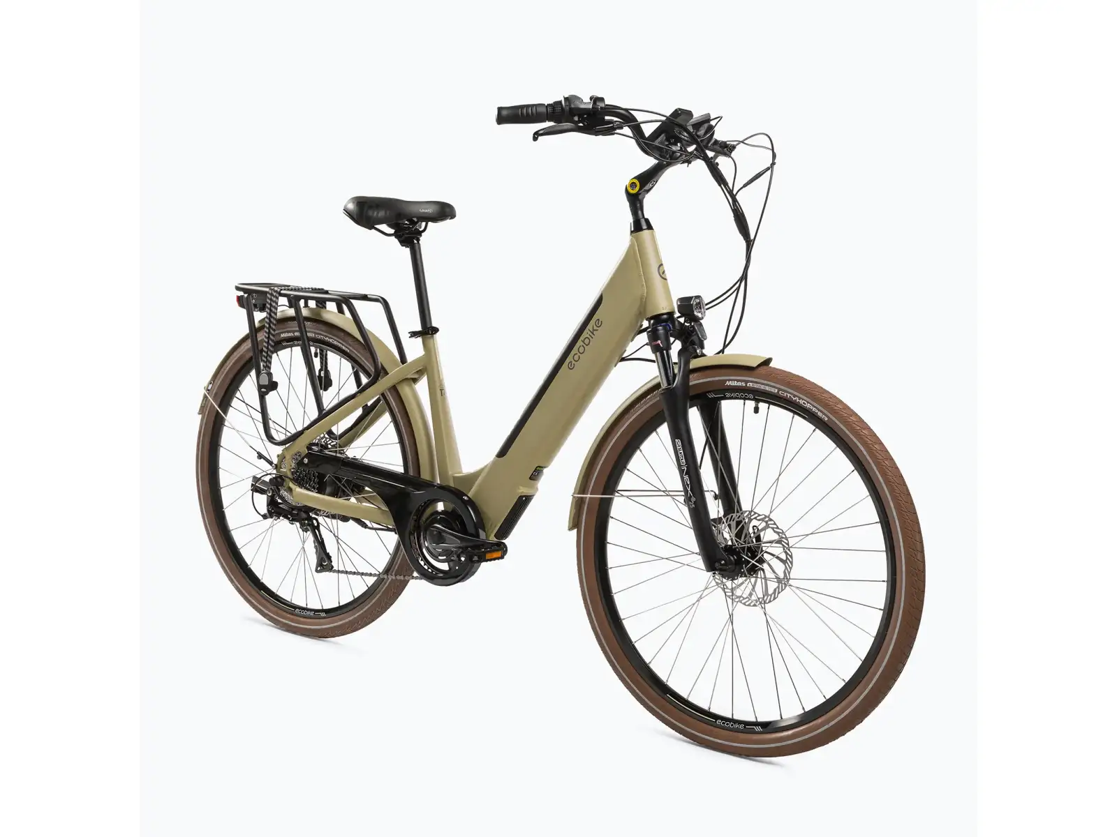 Ecobike X-City city e-bike 468 Wh Cappuccino