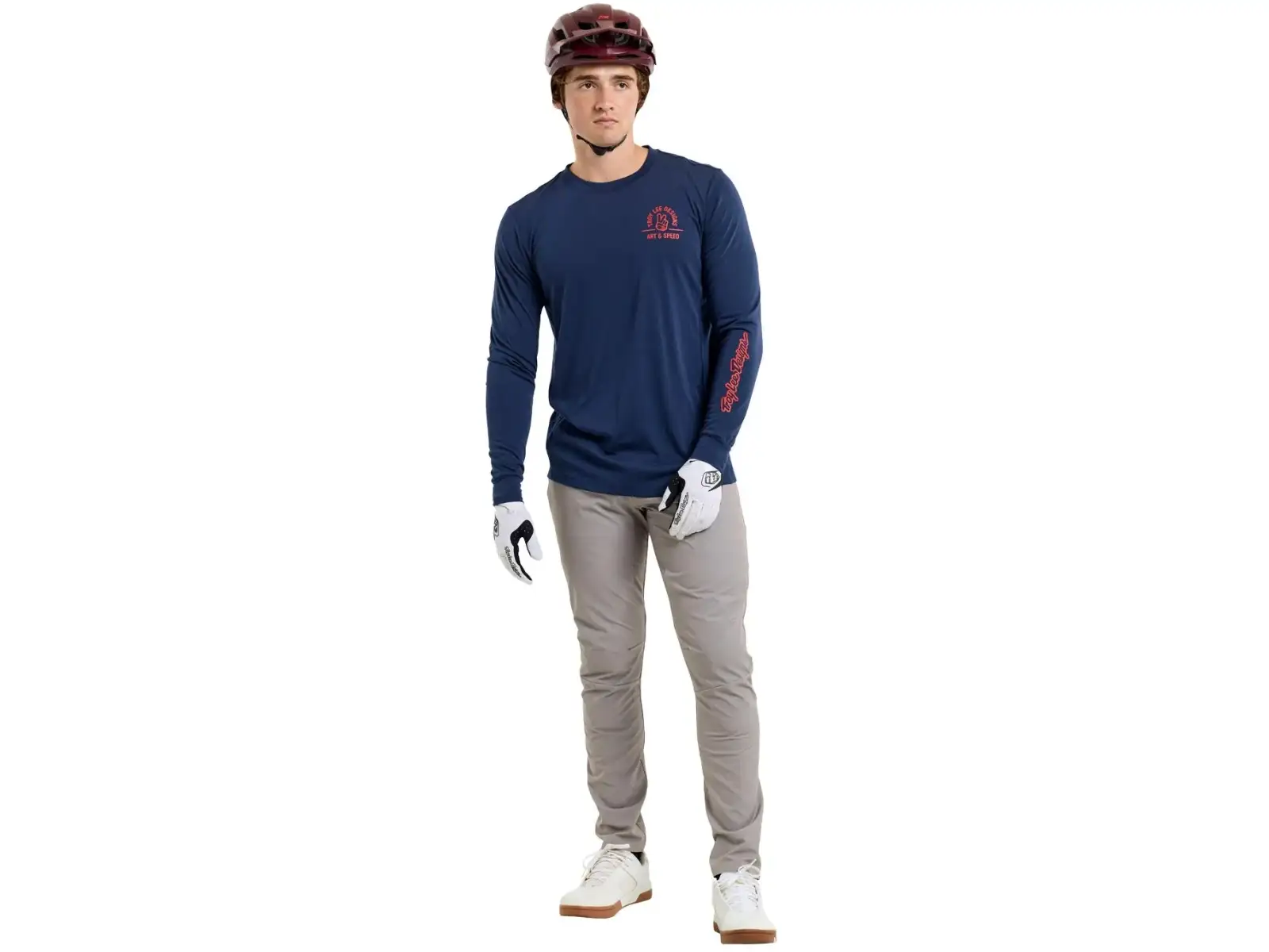 Troy Lee Designs Skyline Ride Tee men's jersey long sleeve Locals Midnight