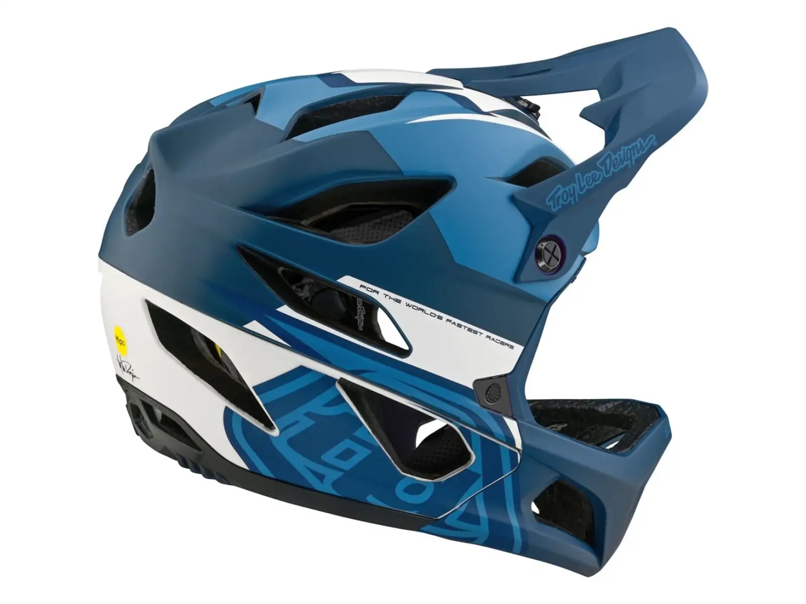 Troy Lee Designs Stage Mips helmet Vector Blue