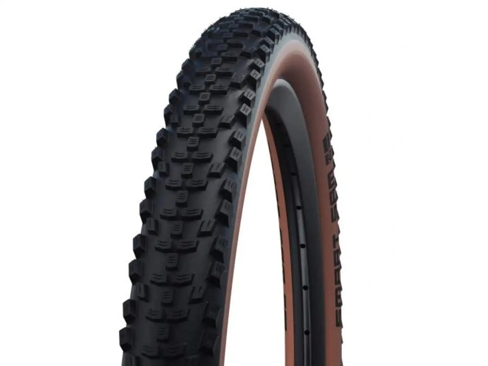 Schwalbe Smart Sam Performance Addix 29x2.35 MTB tire wire black/brown - FROM THE BIKE