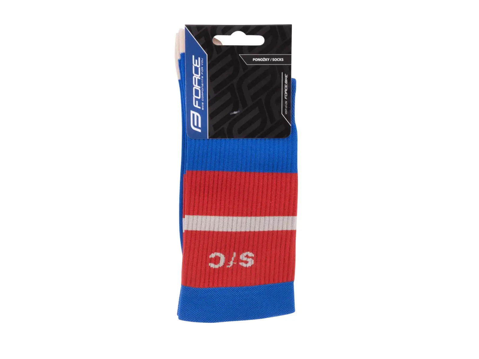 Force Stripe long socks blue