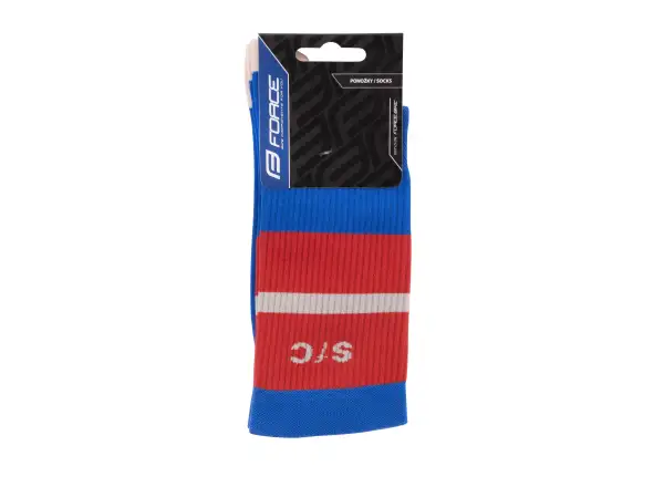 Force Stripe long socks blue