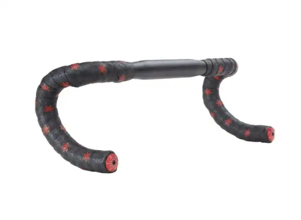 Supacaz Super Sticky Kush Galaxy handlebar tape red/red plugs