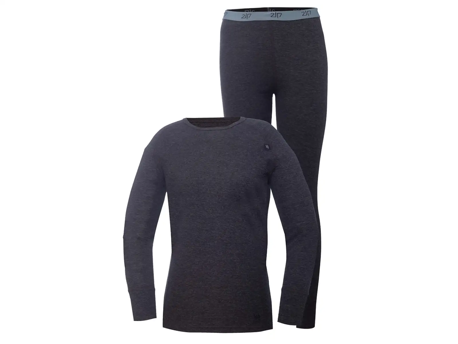 2117 of Sweden Pauki Women's Thermo Set Grey Melange