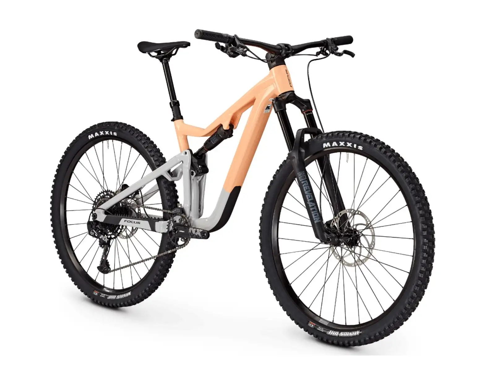 Focus Jam 6.8 DI full-suspension mountain bike Melon Glossy/Lightgrey Glossy