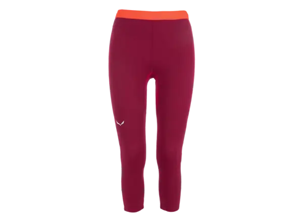 Salewa Cristallo women's 3/4 leggings rhodo red