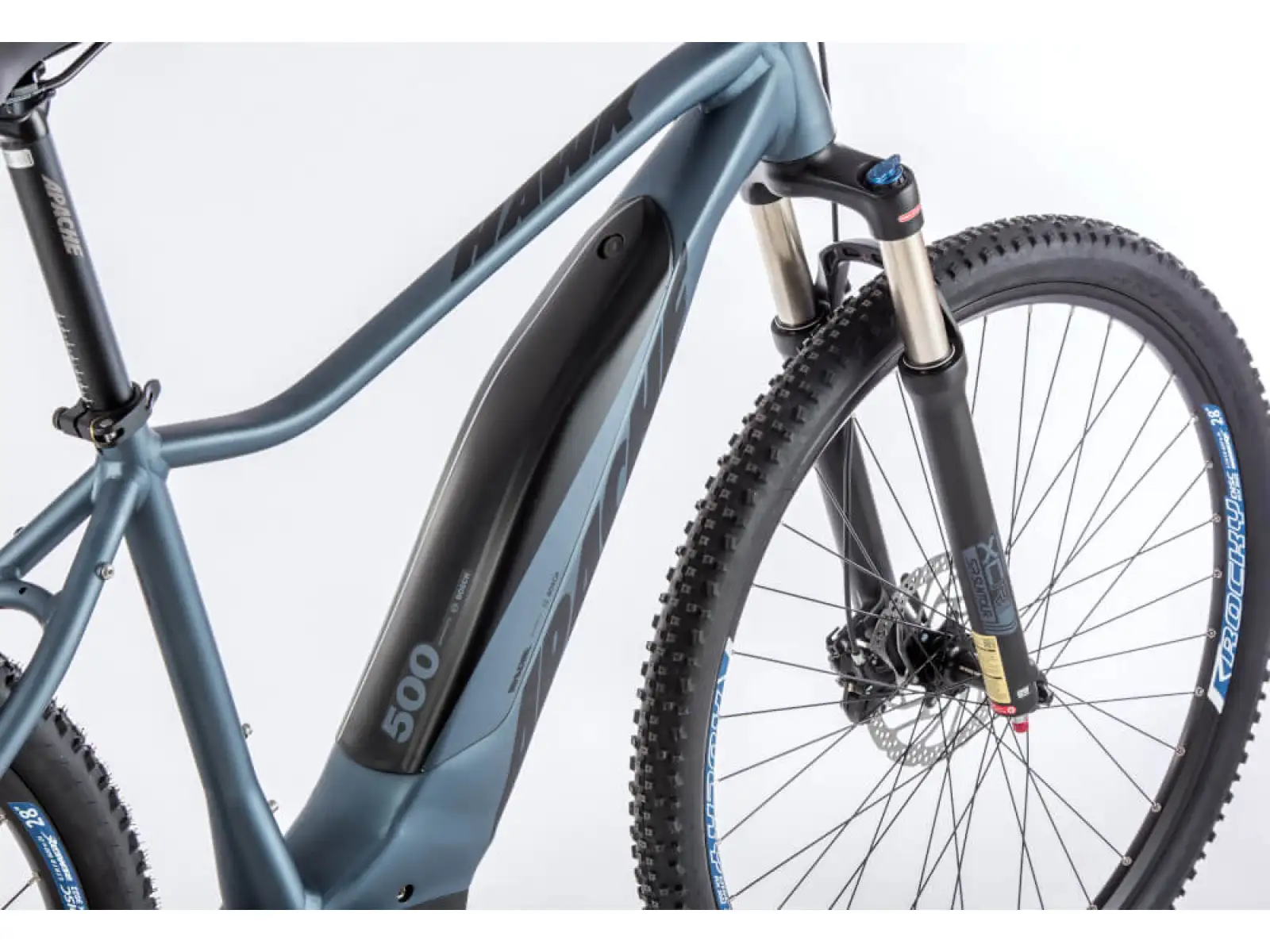 Apache Hawk Bosch 3 Active Line Metal Blue men's mountain e-bike