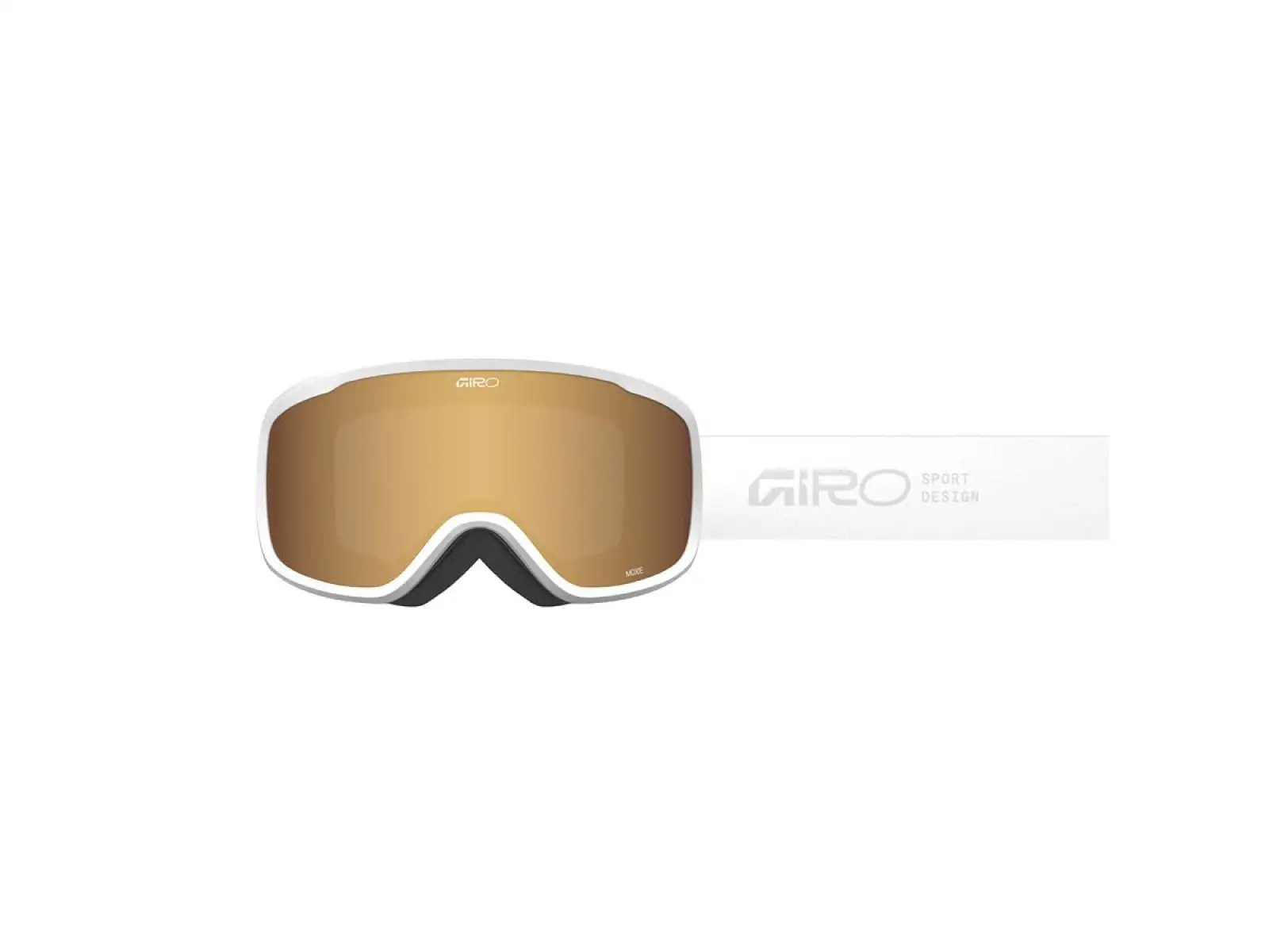 Giro Moxie women's ski goggles White Stacked/Amber Gold/Yellow (2 lenses)