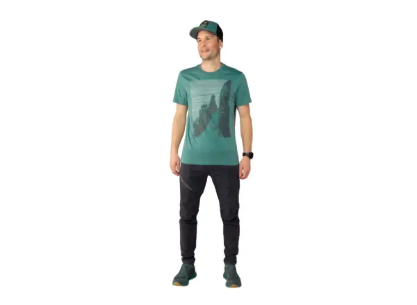 Dynafit X Simon Charriere men's T-shirt Atlantic/Dolomiti