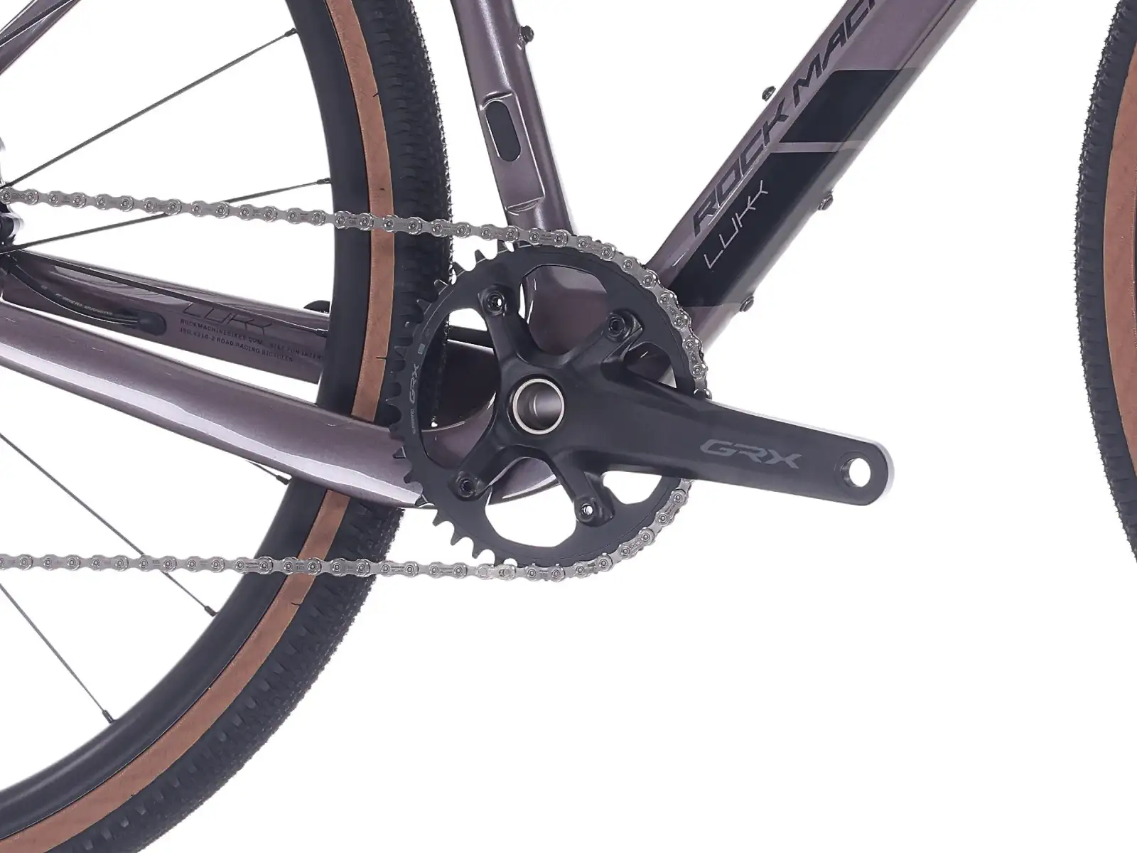 Rock Machine Lukk Cr 70 gravel bike Gloss Purple Garnet