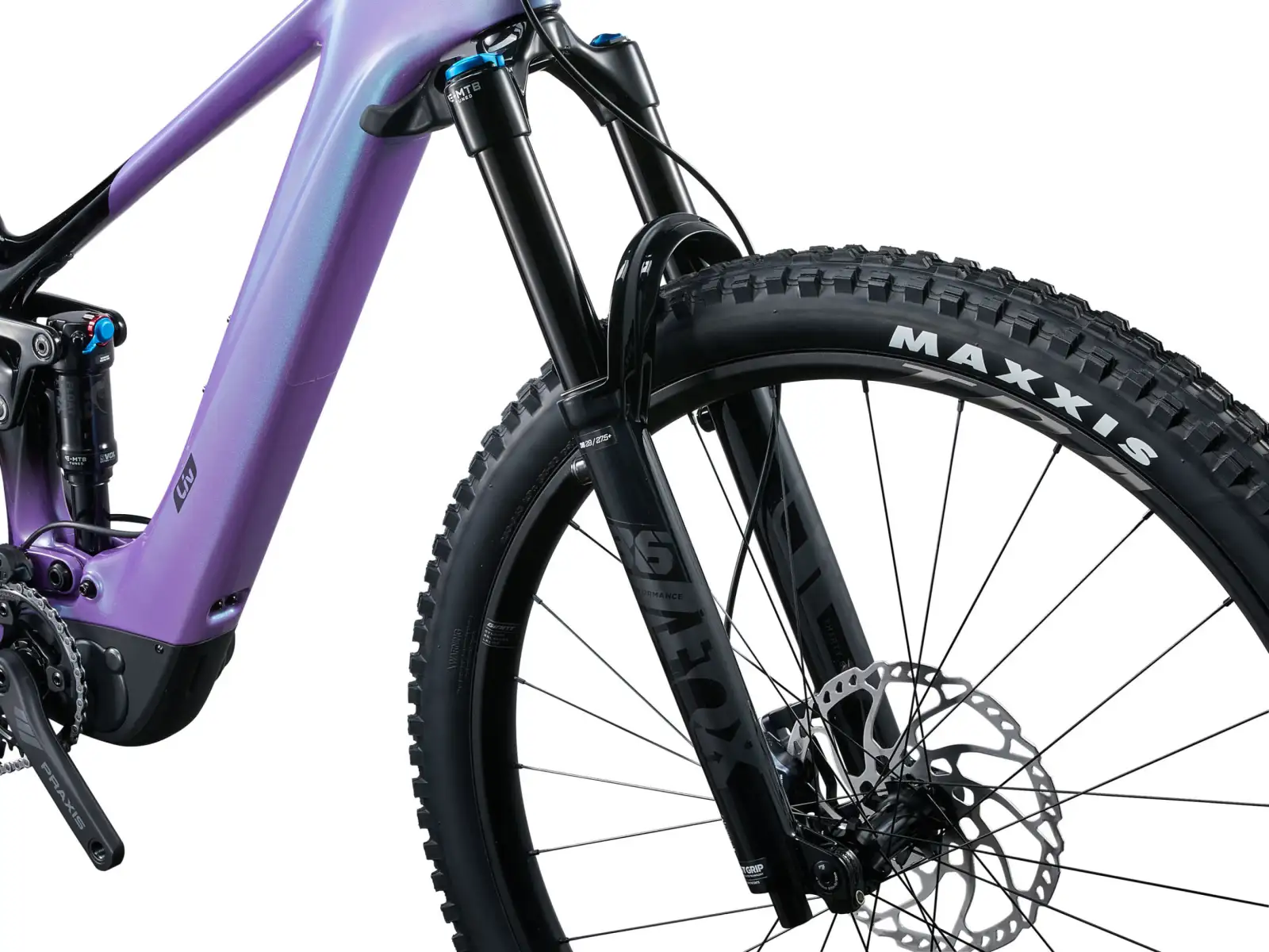 Liv Intrigue X Advanced E+ Elite 2 full-suspension e-bike Digital Blurple