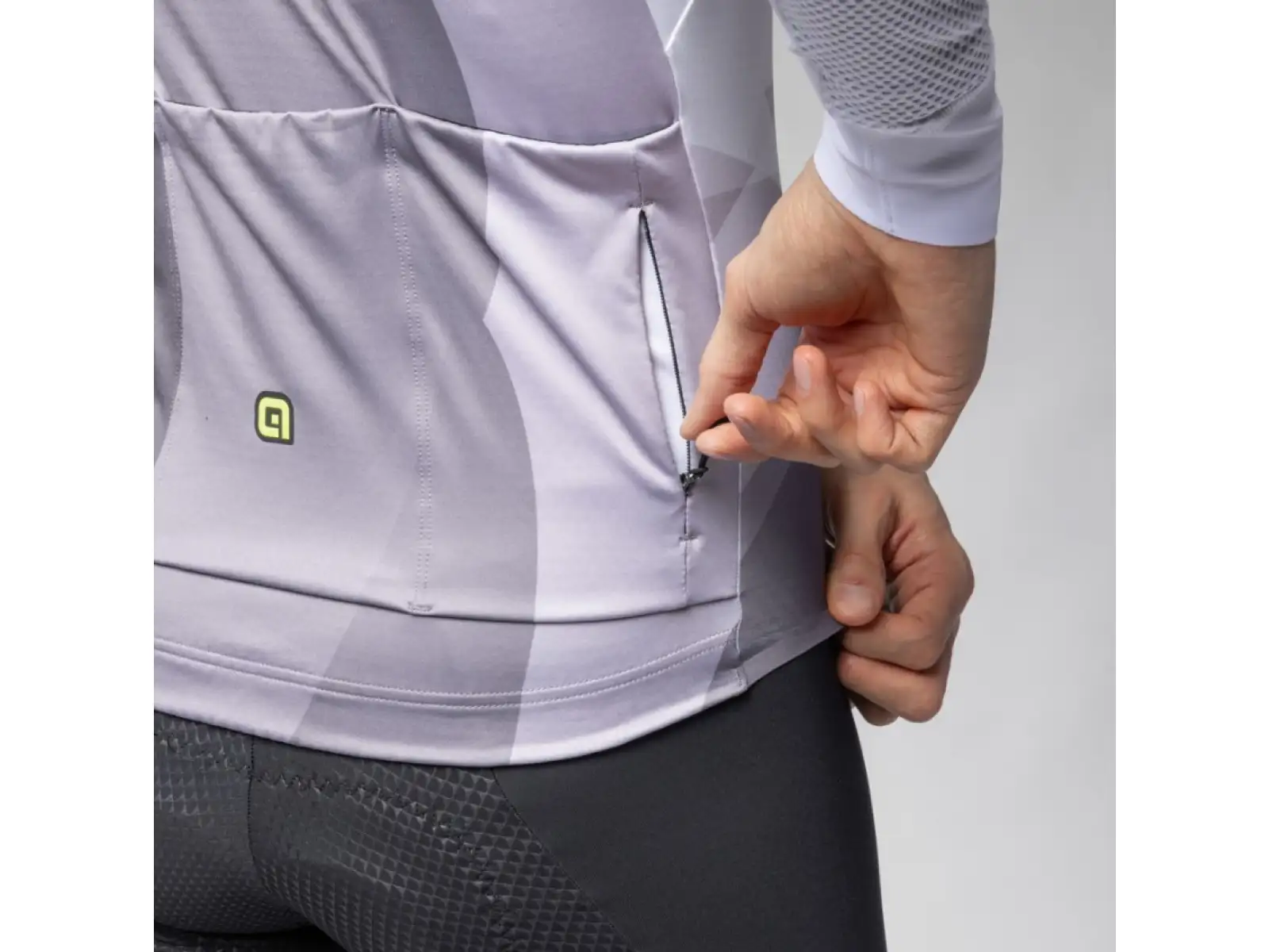 Alé R-EV1 Quick men's long sleeve jersey White