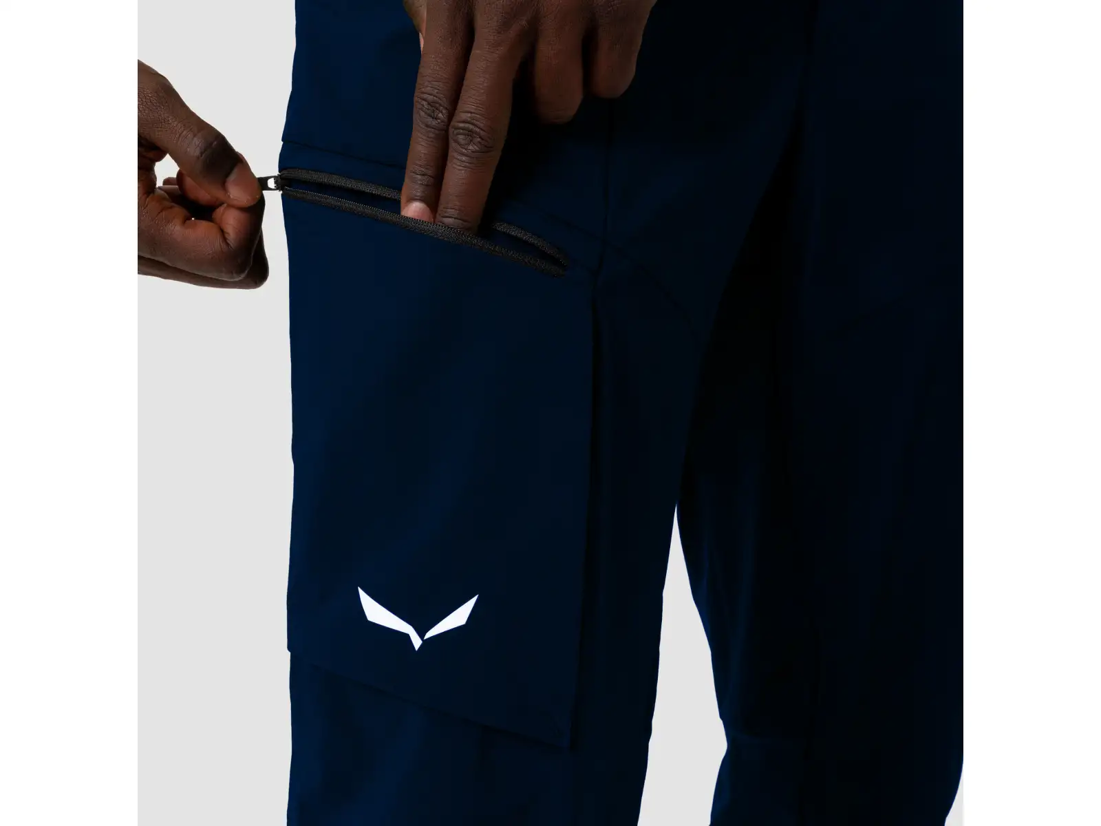 Salewa Puez Durastretch Cargo men's trousers Navy Blazer