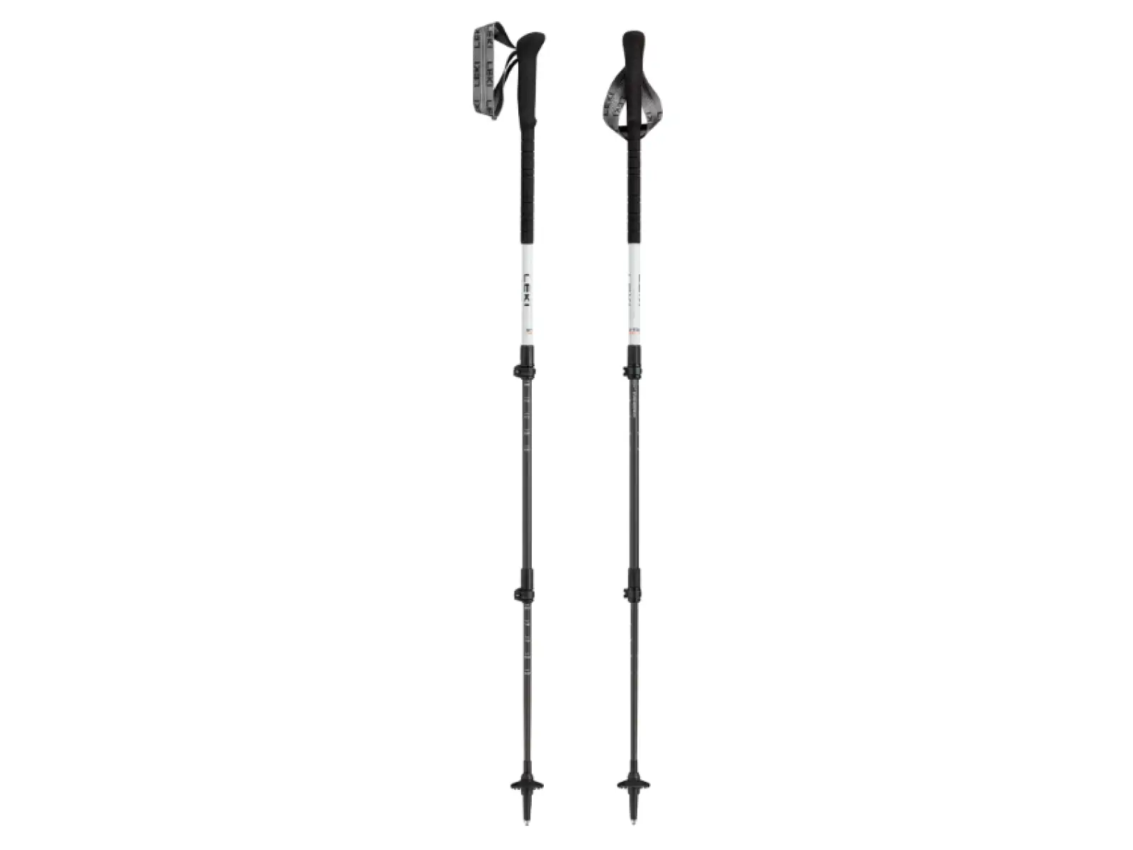 Leki Skytera Carbon Lite trekking poles white-black-neonorange