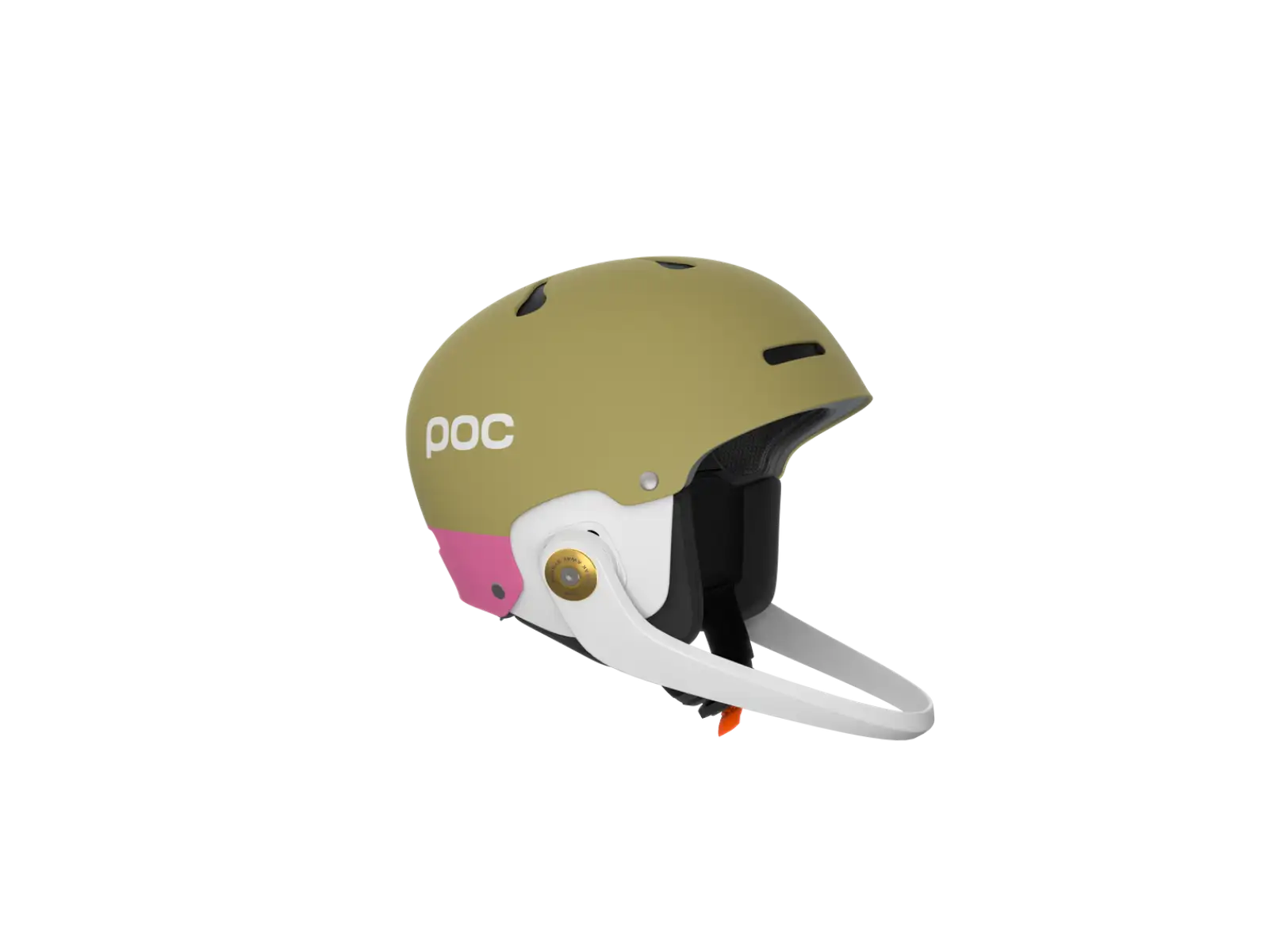 POC Artic SL MIPS ski helmet Olivine Green Matt/Thulite Pink Matt