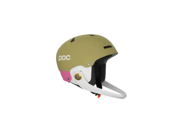 POC Artic SL MIPS ski helmet Olivine Green Matt/Thulite Pink Matt