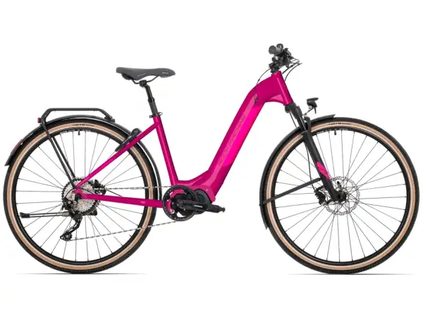 Rock Machine Crossride INT e500 Lady Touring women's e-bike /Gloss Purple/Pink