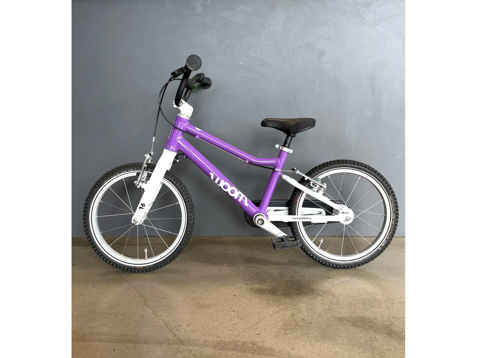 Woom 3 Purple 16 kids bike - BAZAR