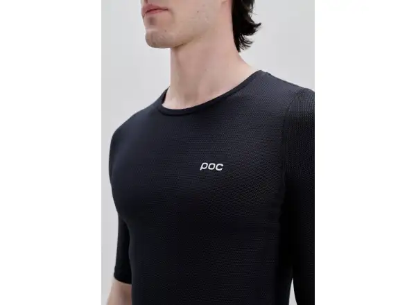 POC Layer Mid men's base layer short sleeve Uranium Black