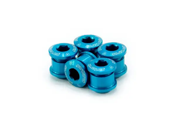 Garbaruk chainring bolt set Blue