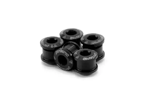 Garbaruk chainring bolt set Black