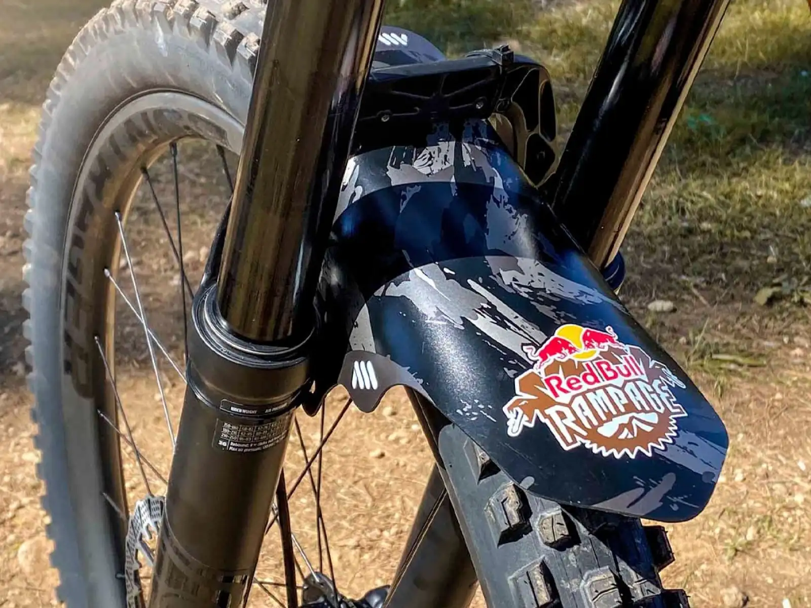 All Mountain Style front fender Redbull Rampage Grey
